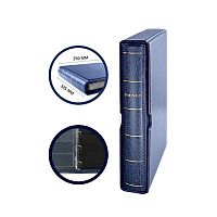 Обложка синяя J3.0 с шубером формат VARIO (310*250*65). MINGT-премиум Без листов (830010)