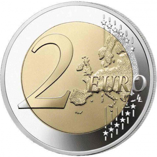 Монета 2 евро Геркулес и химера. Олимпийские игры. Франция 2024 PF фото 2 Монета 2 евро Геркулес и химера. Олимпийские игры. Франция 2024 PF фото 2