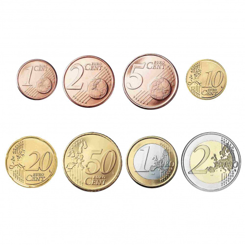 Годовой набор из 8-ми евро монет. Люксембург UNC фото 2