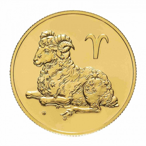 Монета 50 рублей Овен. Знаки зодиака. СПМД 2004 UNC