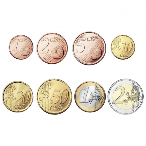 Годовой набор из 8-ми евро монет. Эстония UNC фото 2