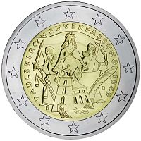 Монета 2 евро 175-летие Конституции Паульскирхе. Германия D 2024 UNC