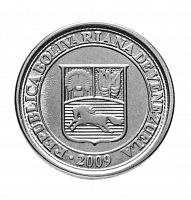 Памятная монета 10 сентимо. Венесуэла, 2009 г. в. Монета в состоянии UNC (без обращения)