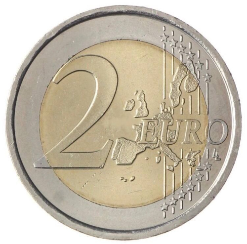 Монета 2 евро Всемирная продовольственная программа. Италия 2004 UNC фото 2