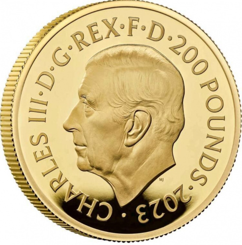 Золотая (62.4 г) монета 200 фунтов Хогвартс. Великобритания 2023 Proof фото 2 Золотая (62.4 г) монета 200 фунтов Хогвартс. Великобритания 2023 Proof фото 2