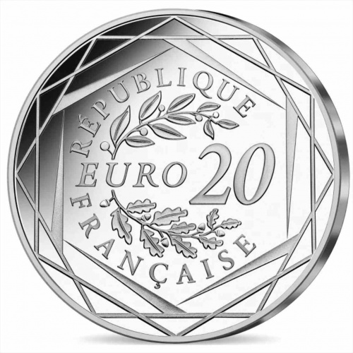 Памятная монета 20 евро 20 лет ЕВРО. Франция 2022 PF фото 2 Памятная монета 20 евро 20 лет ЕВРО. Франция 2022 PF фото 2