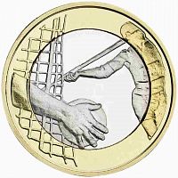 Памятная монета 5 евро Легкая атлетика. Спорт. Финляндия 2016 UNC