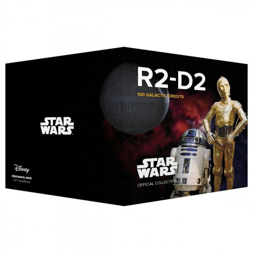 Банкнота 100 галактических кредитов в буклете R2-D2. Китай 2025 UNC фото 4 Банкнота 100 галактических кредитов в буклете R2-D2. Китай 2025 UNC фото 4
