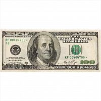 Коллекционная банкнота 100 долларов. США 2006 aUNC