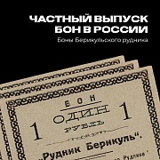 Частный выпуск Бон в России. Боны Берикульского рудника