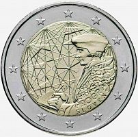 Монета 2 евро 35 лет программе Эрасмус. Словакия 2022 UNC