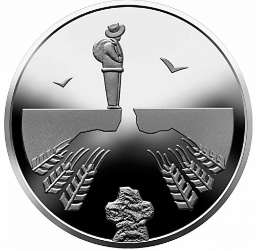 Памятная монета 2 гривны Василий Стефаник. Украина, 2021 г. Proof Памятная монета 2 гривны Василий Стефаник. Украина, 2021 г. Proof