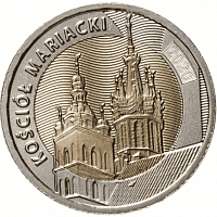 Памятная монета 5 злотых Мариацкий костел Польша 2020 UNC