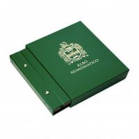 Футляр для альбомов формата Нумизмат зелёный. Толщина 30 мм. Albo Numismatico (F30 GREEN). Без альбома