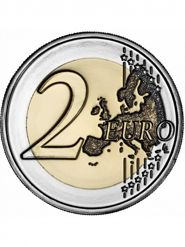 Памятная монета 2 евро Устойчивое развитие. Португалия 2025 UNC фото 2
