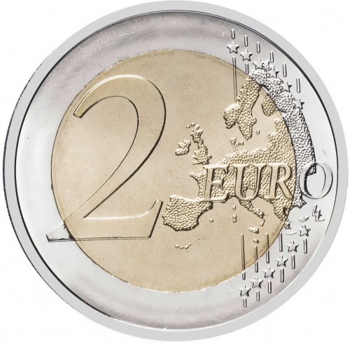 Монета 2 евро 30 лет флагу Европы. Испания 2015 UNC фото 2 Монета 2 евро 30 лет флагу Европы. Испания 2015 UNC фото 2