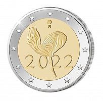 Монета 2 евро 100 лет Финскому национальному балету. Финляндия 2022 UNC
