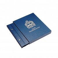 Футляр для альбомов формата Нумизмат синий. Толщина 25 мм. Albo Numismatico (F25 BLUE). Без альбома