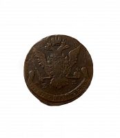 Монета 5 копеек Екатеринбургский монетный двор. Российская империя 1773 VF-XF