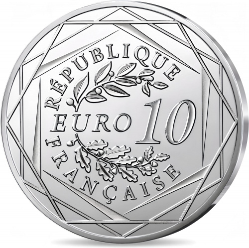 Серебряная монета 10 евро в буклете Фантазия. Франция 2025 UNC фото 2