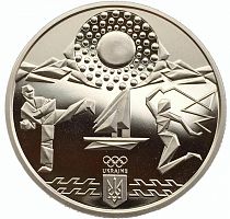 Памятная монета 2 гривны XXXII летние Олимпийские игры в Токио. Украина, 2020 г. в. Proof