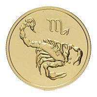 Монета 50 рублей. Скорпион. Знаки зодиака. ММД 2003 UNC