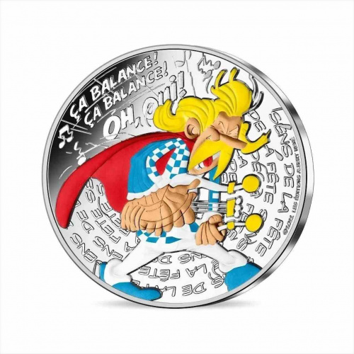 Серебряная монета 10 евро в буклете Чувство празднования 2/18. Астерикс. Франция 2022 BU фото 2 Серебряная монета 10 евро в буклете Чувство празднования 2/18. Астерикс. Франция 2022 BU фото 2