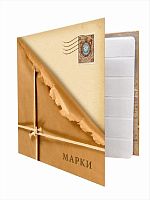 Альбом для хранения марок с 10-ю белыми листами. Формат OPTIMA