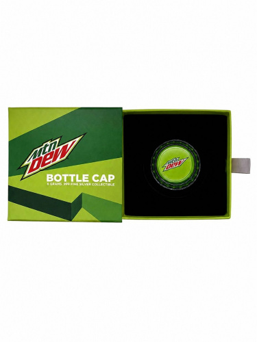 Монета серебряная 500 франков КФА MTN DEW Крышка Чад 2023 PF фото 2