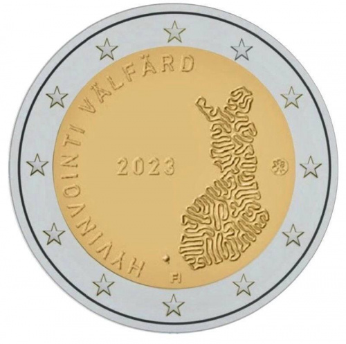 Монета 2 евро Социально-медицинские службы. Финляндия 2023 UNC Монета 2 евро Социально-медицинские службы. Финляндия 2023 UNC