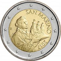 Коллекционная монета 2 евро. Сан-Марино 2017 UNC