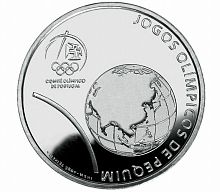 Памятная монета 2,5 евро Летние олимпийские игры в Пекине. Португалия, 2008 г. в. Монета в состоянии UNC (из мешка)