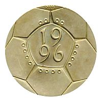 Монета 2 фунта чемпионат Европы по футболу. Великобритания 1996 UNC