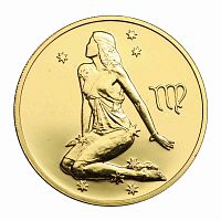 Монета 50 рублей. Дева. Знаки зодиака. СПМД 2003 UNC
