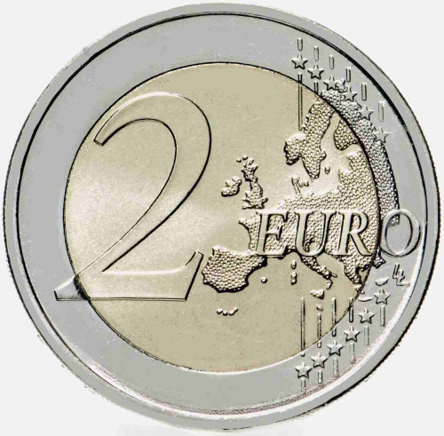 Монета 2 евро 35 лет программе Эрасмус. Латвия 2022 UNC фото 2 Монета 2 евро 35 лет программе Эрасмус. Латвия 2022 UNC фото 2