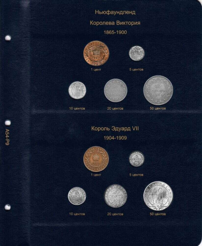 Альбом для регулярных монет Канады. Без монет (A054) фото 10 Альбом для регулярных монет Канады. Без монет (A054) фото 10